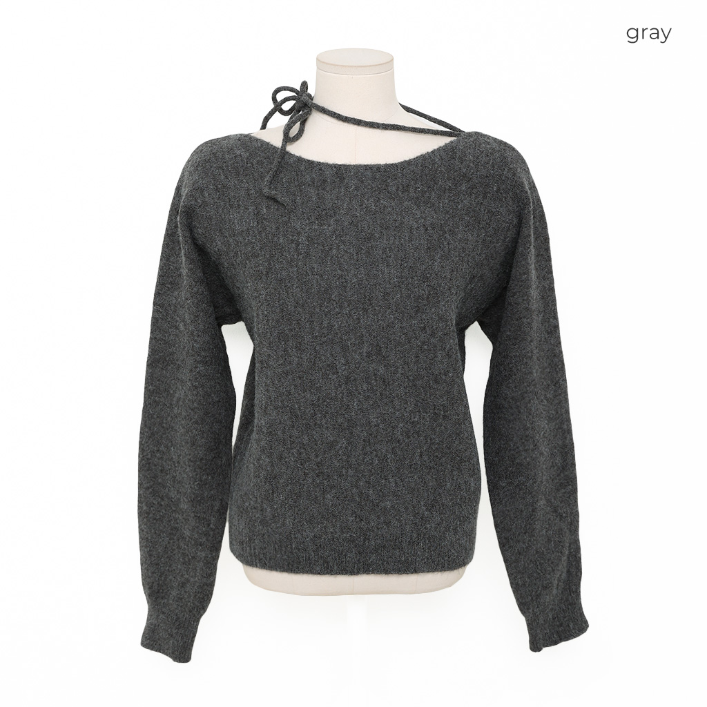 GUCCIボウタイニットTopsグリーンM-Lクリーニング済みリボンタイ 楽天