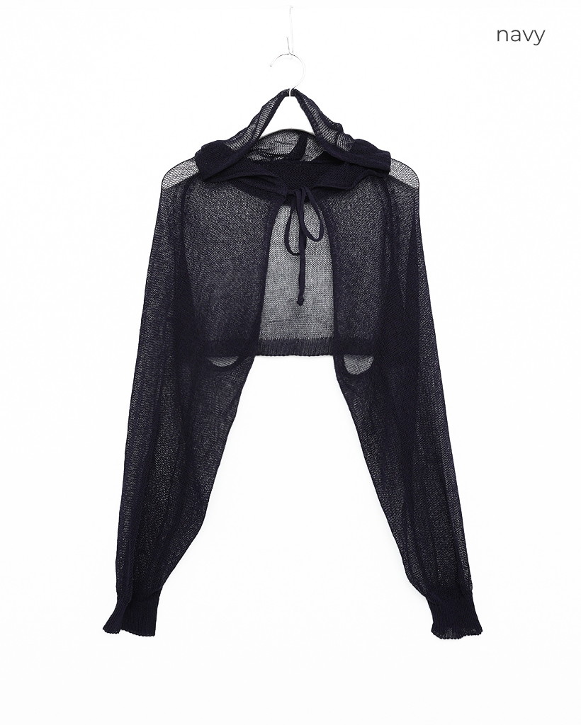 フードニットボレロ | ファッション通販サイト NUGU