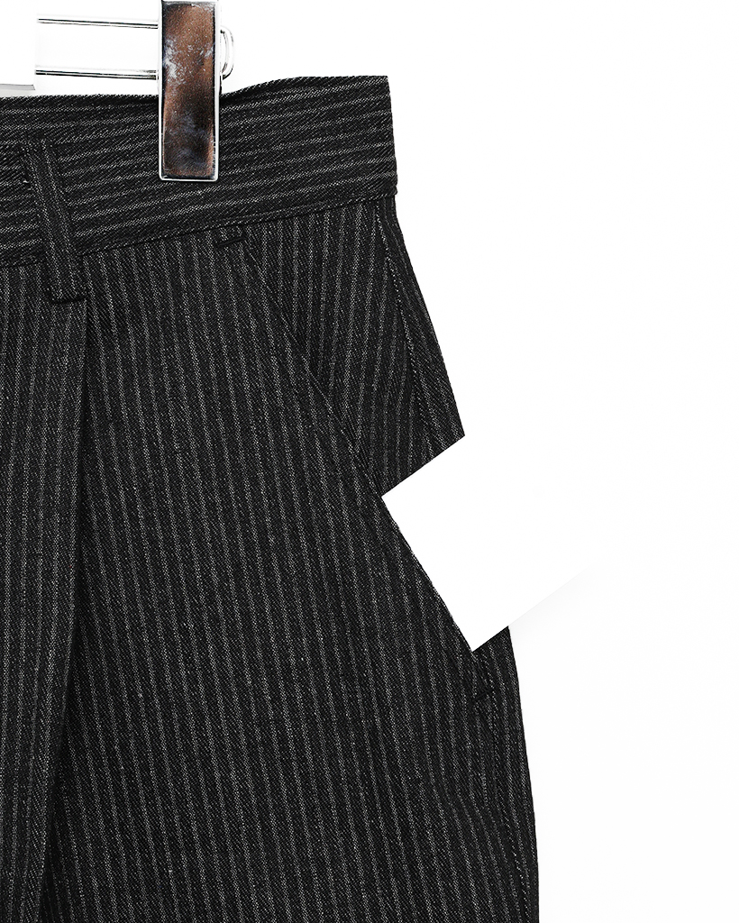 ムー ダン バイ ジュ 500ml 40.8% ピンストライプデニムバミューダパンツ | ファッション通販サイト NUGU