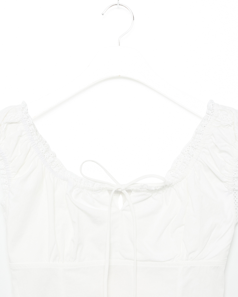 2wayローブデコルテクロップドノースリーブトップス | ファッション