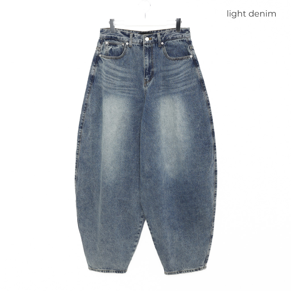バルーンワイドデニムパンツ | ファッション通販サイト NUGU