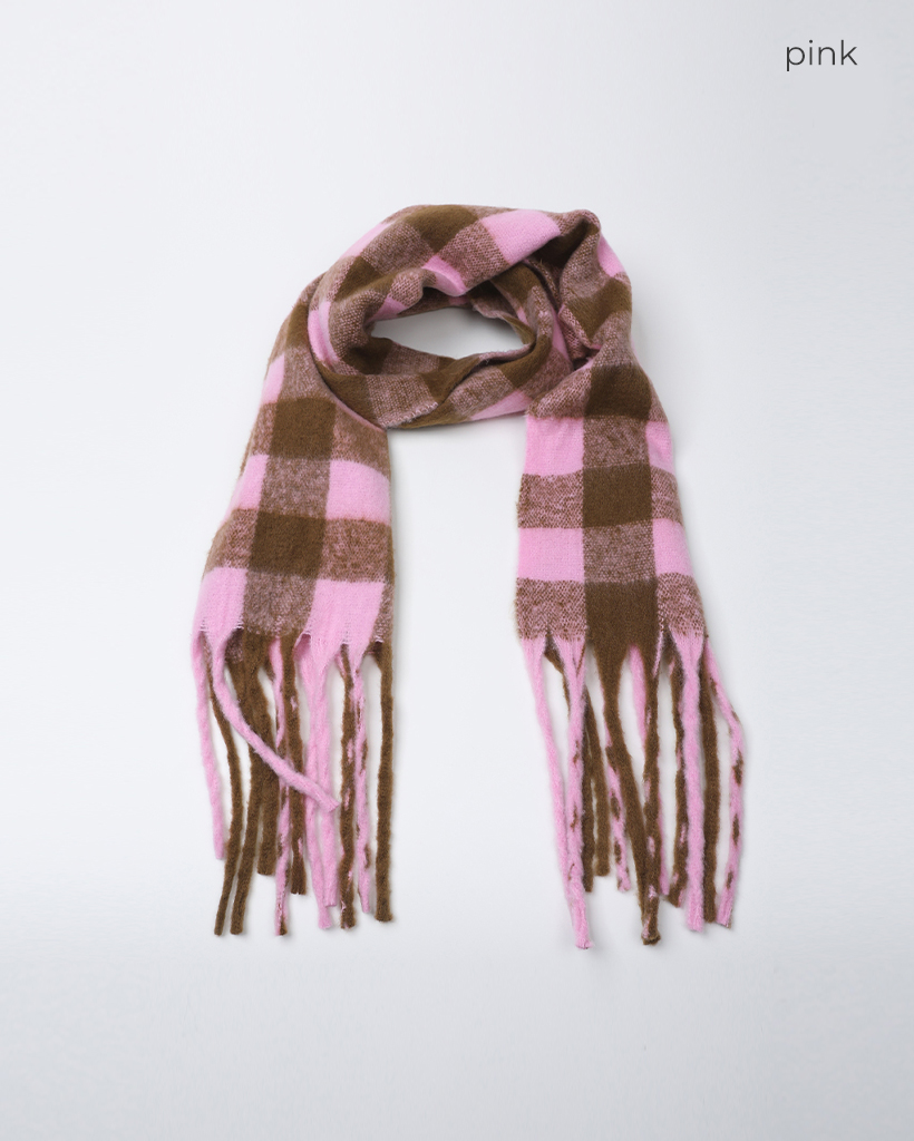 ギンガムチェックマフラー | ファッション通販サイト NUGU