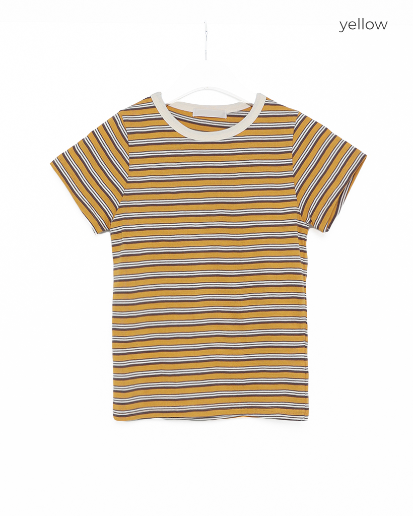 Theory 半袖リブニット マルチボーダー マルチボーダー半袖Tシャツ | ファッション通販サイト NUGU