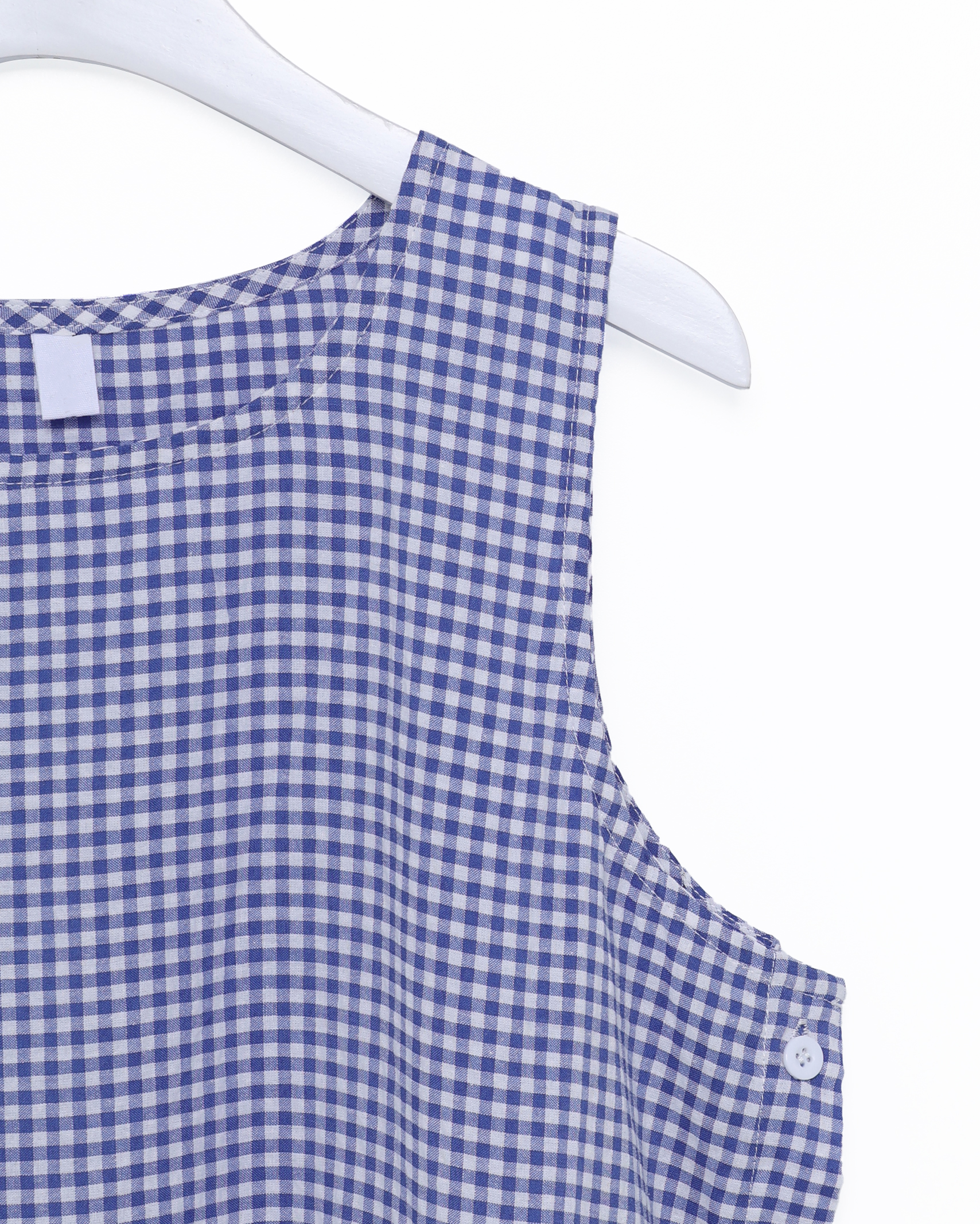 サイドボタンチェックワンピース | ファッション通販サイト NUGU