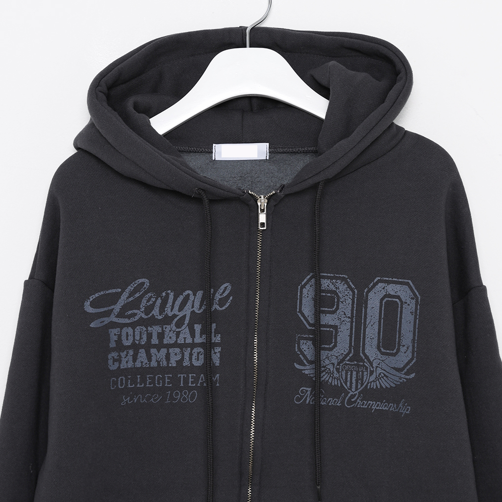 レタリングセミクロップドパーカー | ファッション通販サイト NUGU