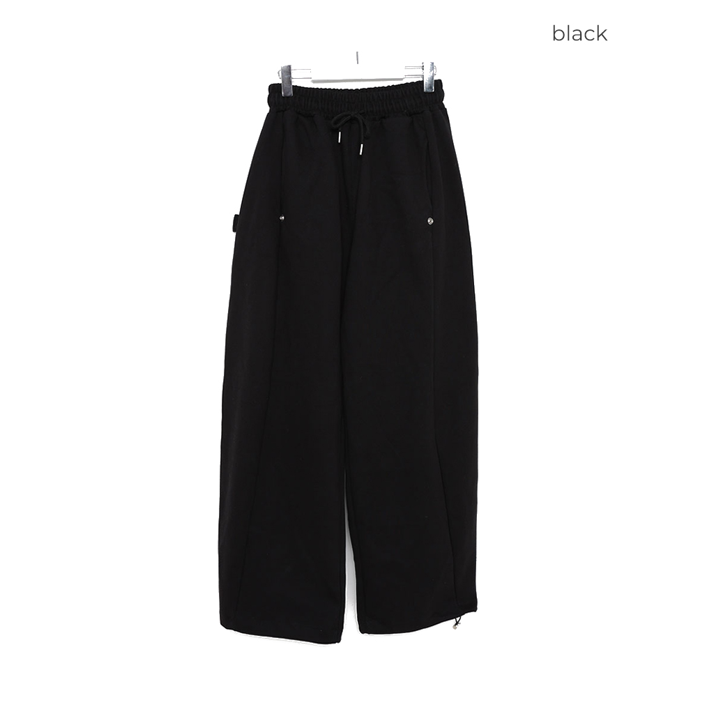 【新品未使用】DayandGradeウエストポイントブラックパンツ Day and Grade パンツ ウエストポイントブラックパンツ