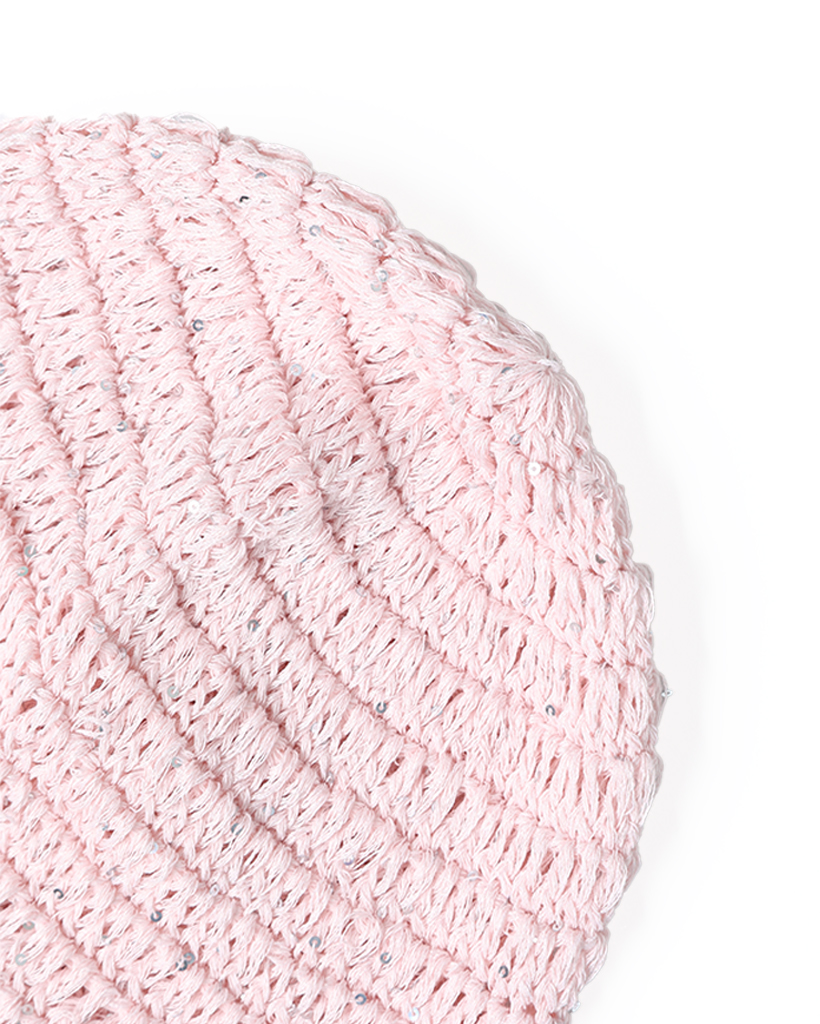 ニットビーニー MOCHA rosary moon Bucktail Knit Beanie - ROSARYMOON OFFICIAL WEB STORE