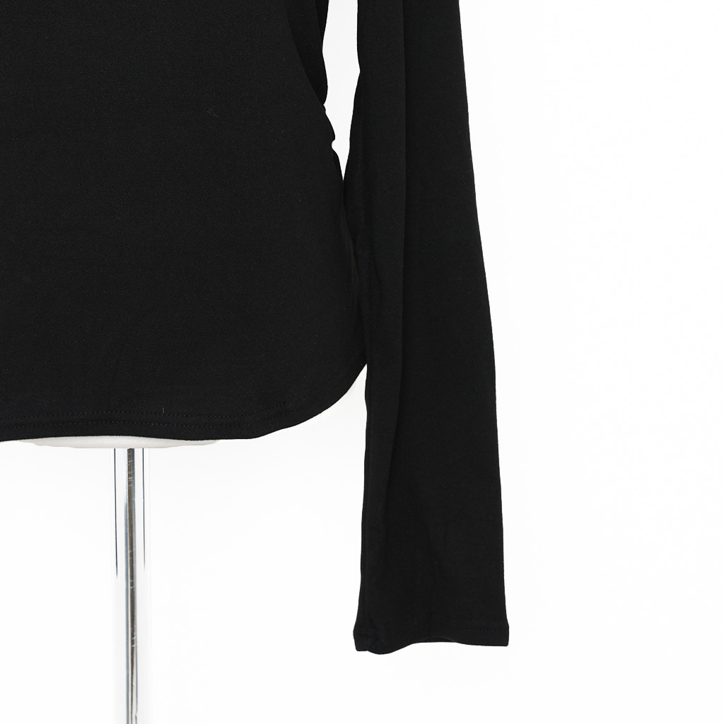 アンヌフォンテーン　オフショルダー シャツ anuke アンヌーク 2025FallWinter トップス Highneck Over
