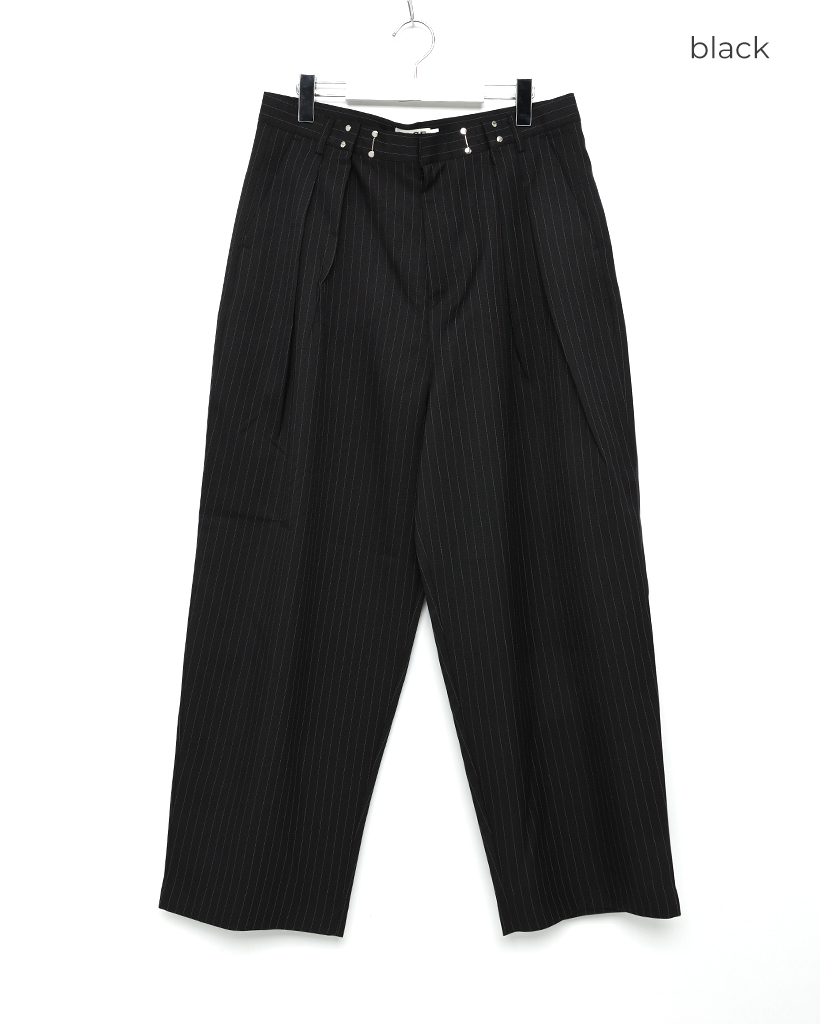 バックルストライプスラックス | ファッション通販サイト NUGU