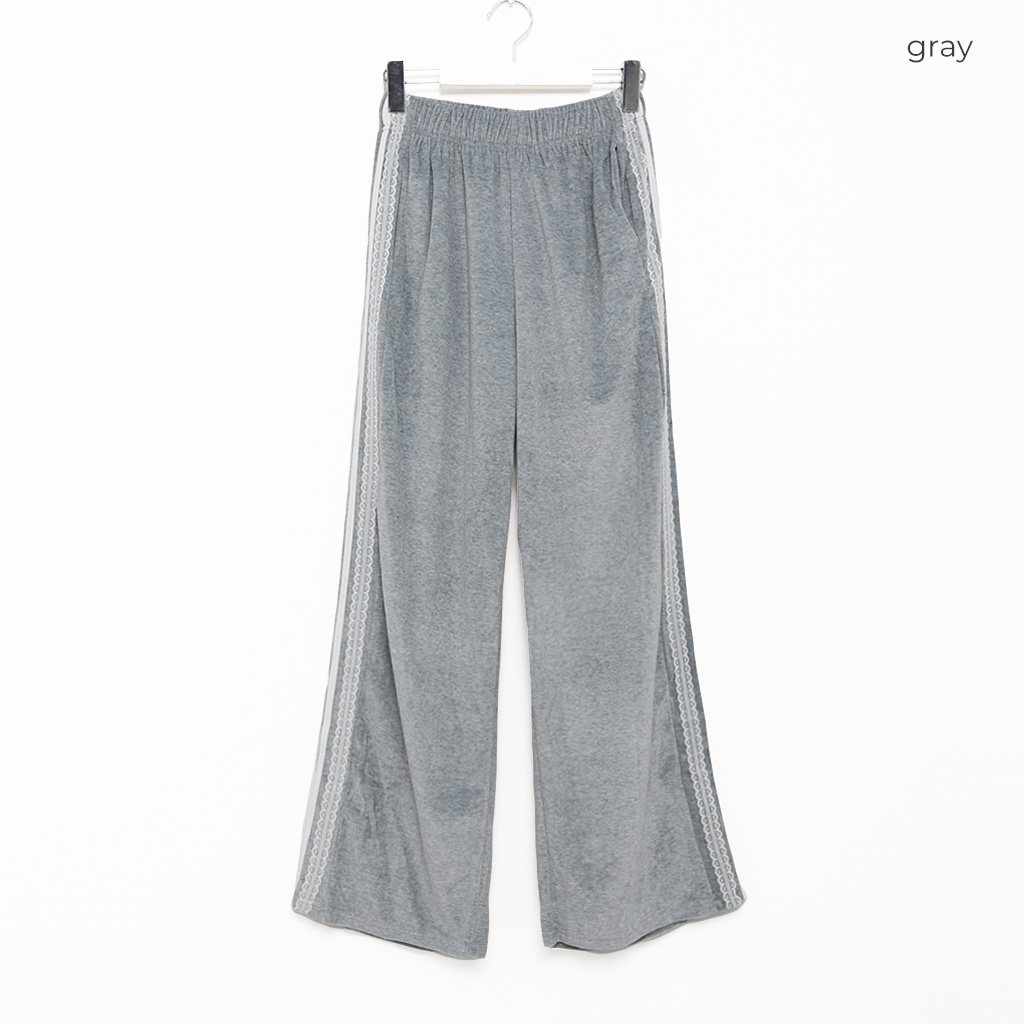 kisstheclub レース　スウェットパンツ 再入荷】lace sweat pants | KISS THE CLUB