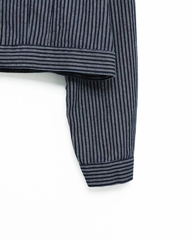 わ*丸様 STUDIO by DÛRBAN 水色 ストライプ ビジネスジャケット わ*丸