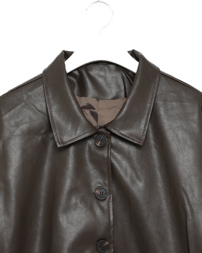 ボタンカラーレザージャケット | ファッション通販サイト NUGU