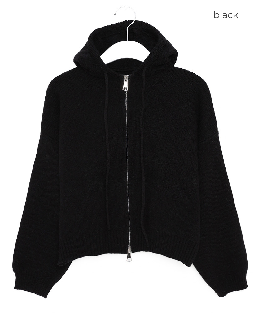 ニットパーカージップアップ | ファッション通販サイト NUGU