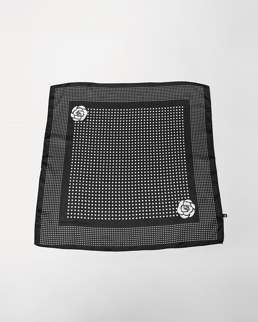 ラインバイカラードットヘアカチーフ | ファッション通販サイト NUGU