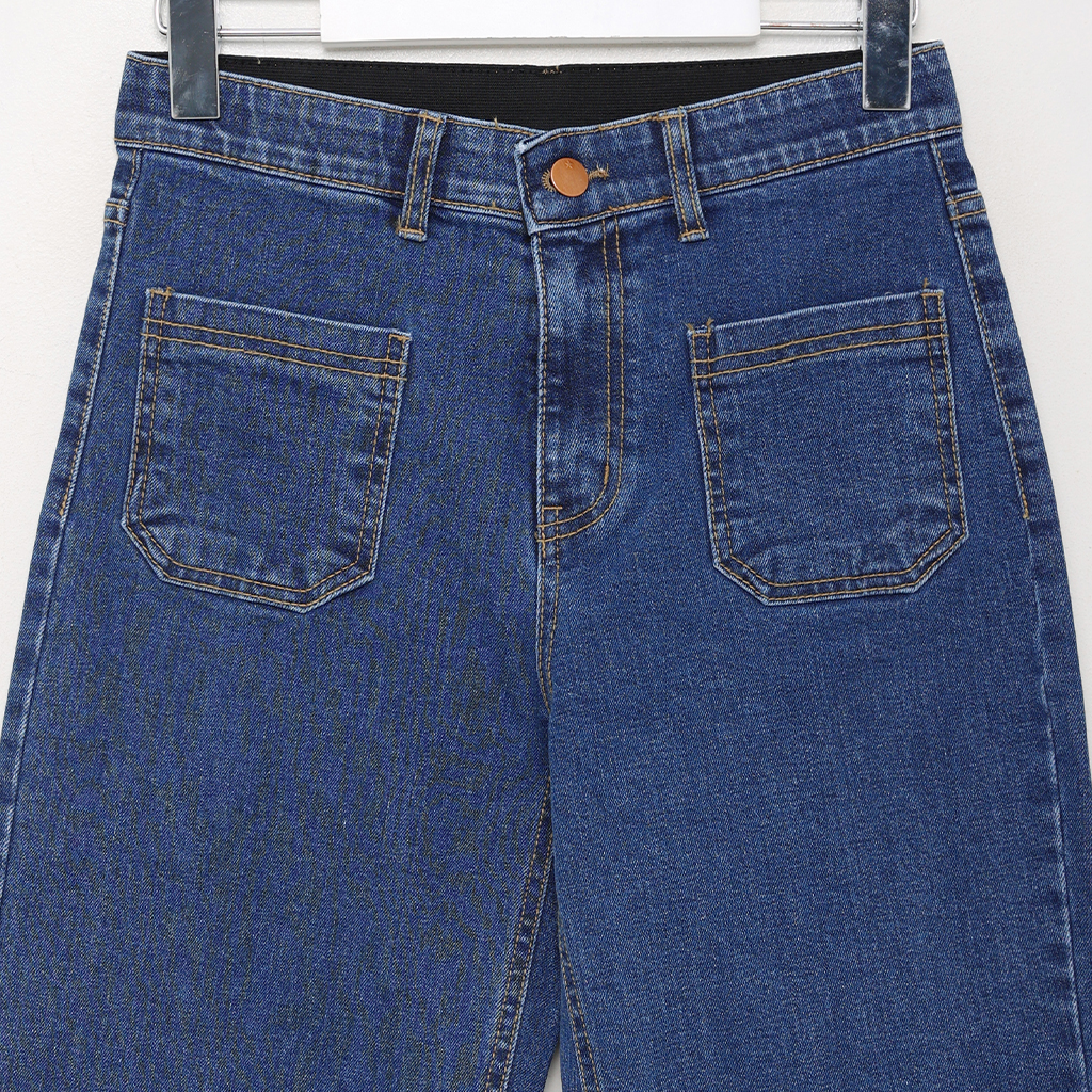 パッチポケットデニムパンツ | ファッション通販サイト NUGU