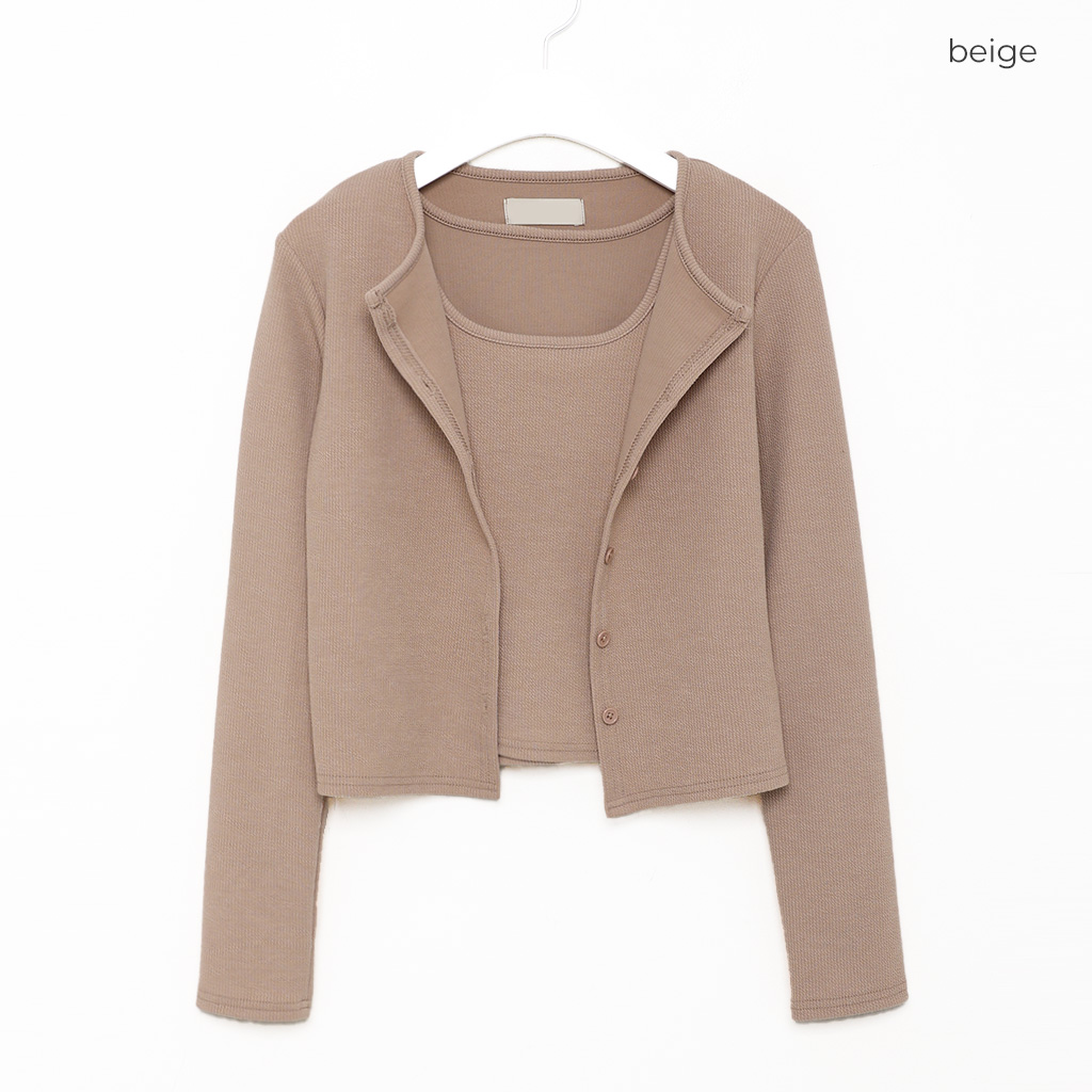 カーディガン＆スリーブレスセット | ファッション通販サイト NUGU