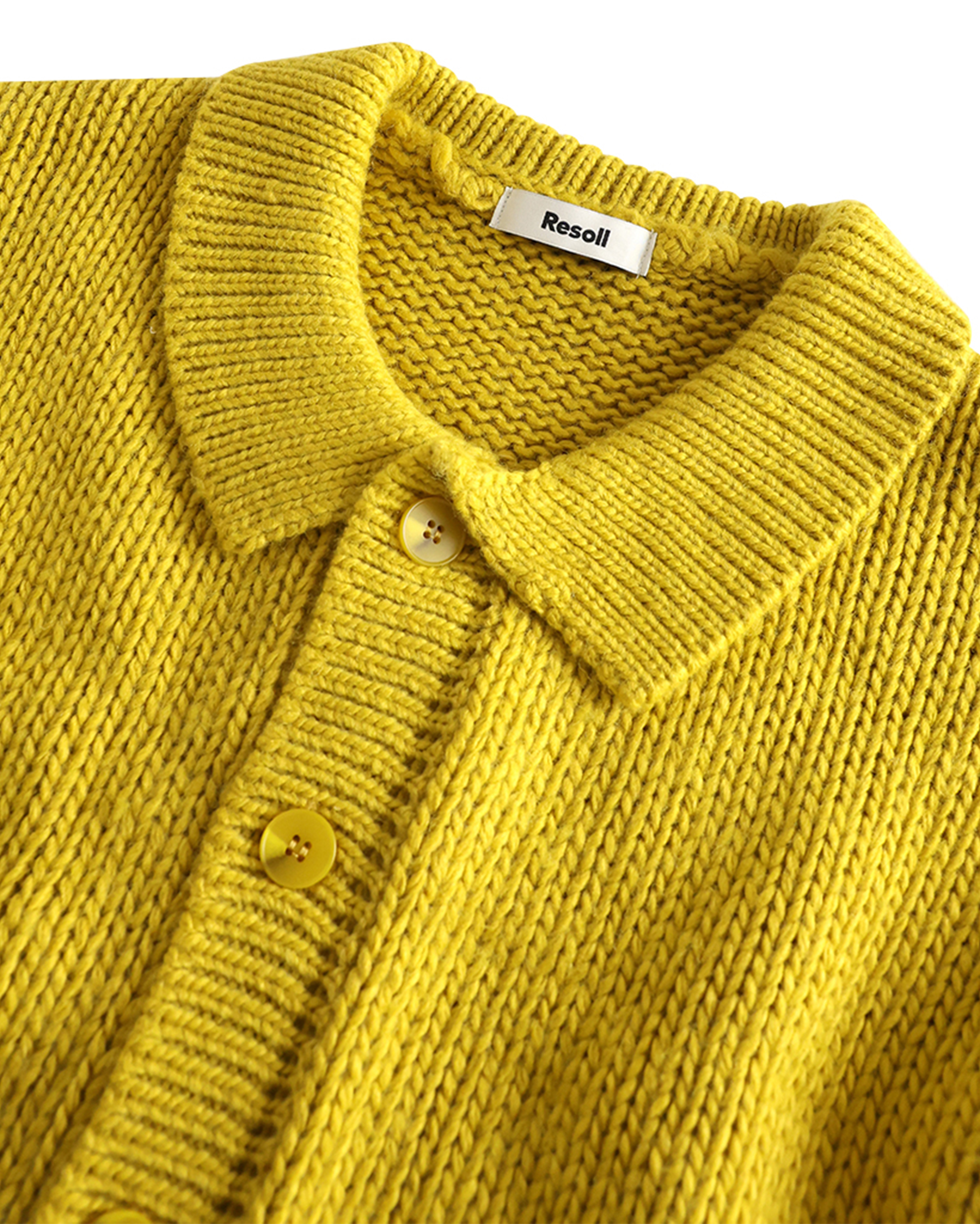 【resoll】ポケットウールボタンカーディガン charcoal 秋再入荷](ORIGINAL) ポケットウールボタンカーディガン