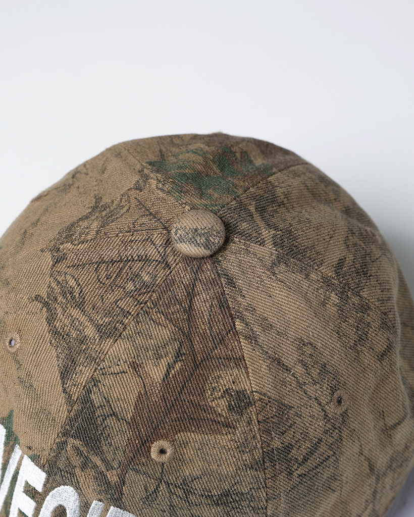 WAVEGIRLステッチツリーパターンキャップ | ファッション通販