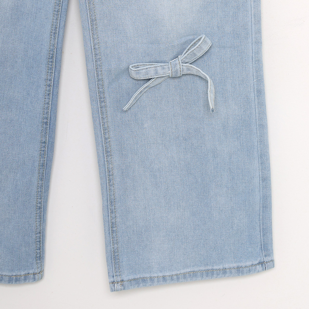 リボンデニムパンツ | ファッション通販サイト NUGU