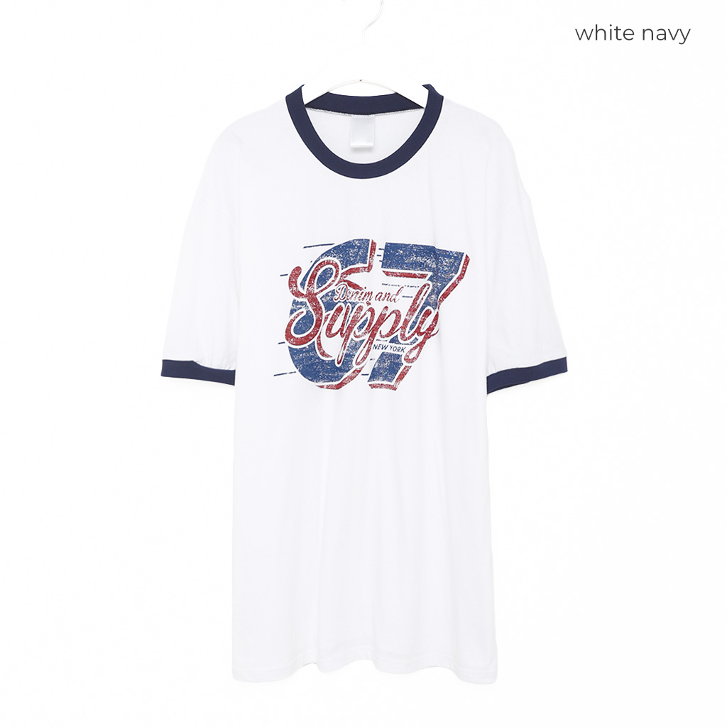 ユニセックス) 67カラーリンガーTシャツ | ファッション通販