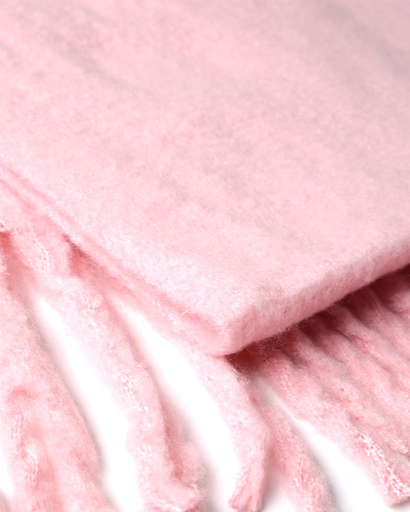 ハンドメイド　ロングマフラー 約355cm ピンク×ミント ゆめかわ　パステル ハンドメイド ロングマフラー 約355cm ピンク×ミント ゆめかわ パステル