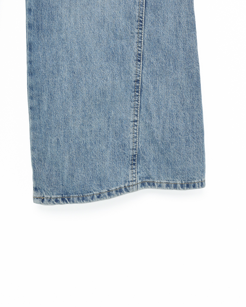 the open product タイダイ デニム パンツ セール】J/W SIDE OPEN STRAIGHT PT ジャストウエスト サイド