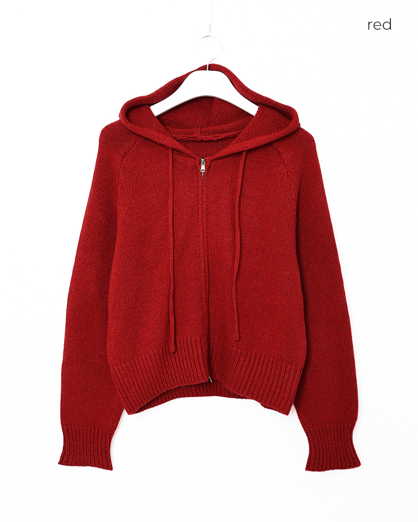 フードニットジップアップ | ファッション通販サイト NUGU