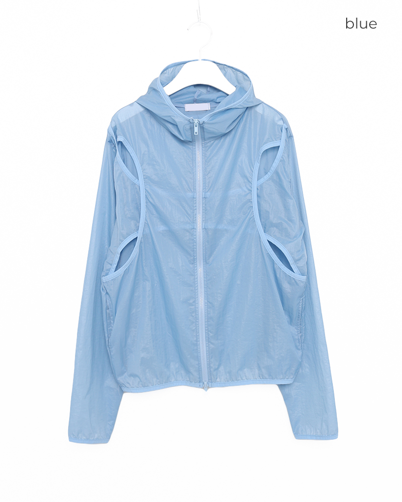 【美品】 ウィンドウブレーカー　パープル フラワー UV ウィンドブレーカー（パープル/2-7Y）｜STRAWBERRY