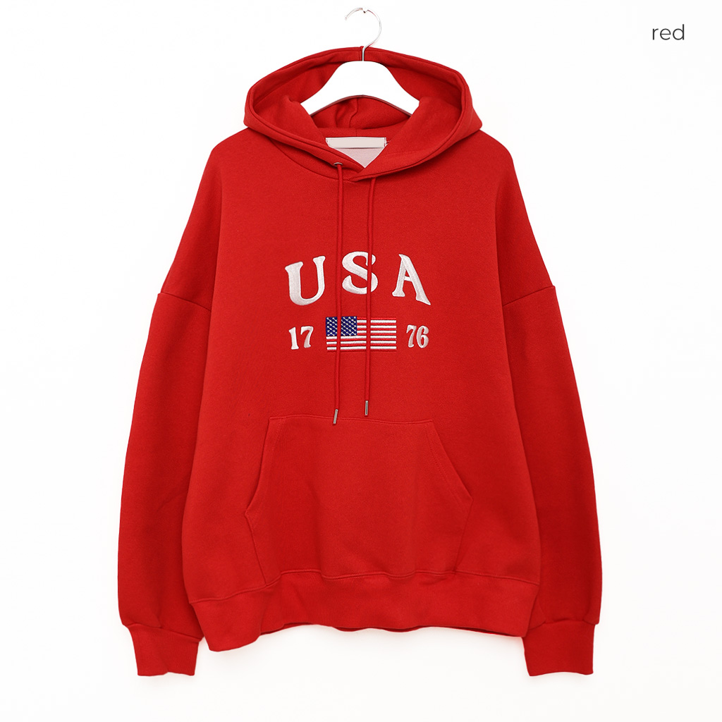 USAロゴフードパーカー | ファッション通販サイト NUGU