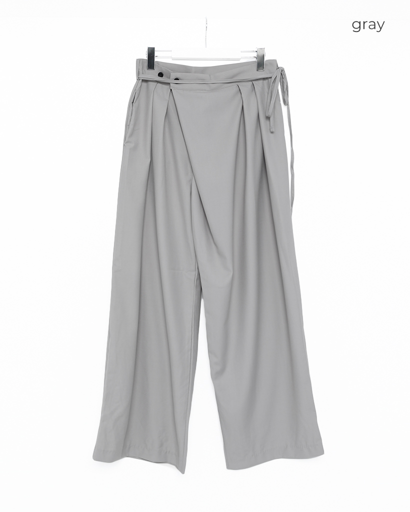 ツーボタンラップパンツ | ファッション通販サイト NUGU