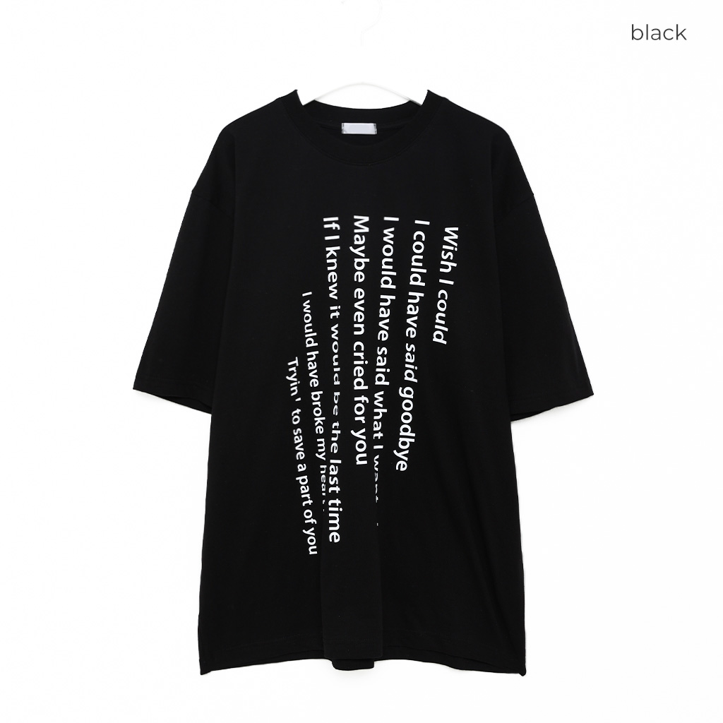 WISHレタリングTシャツ | ファッション通販サイト NUGU