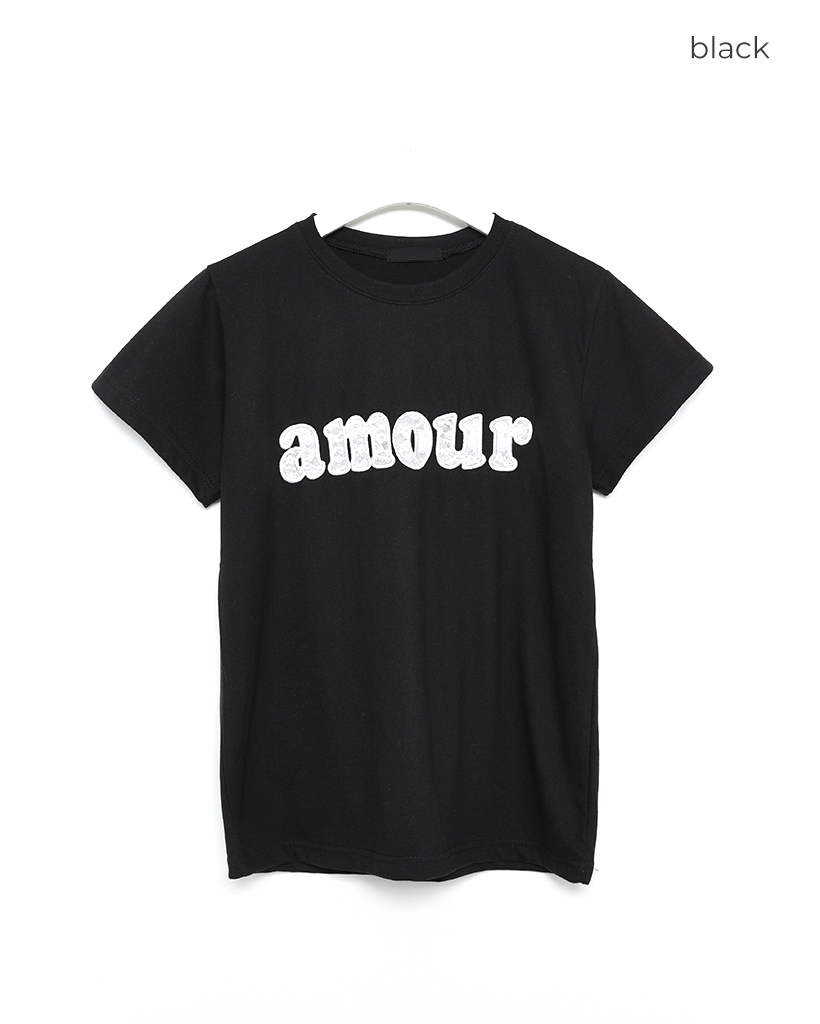 サンク ア セプト レディース Tシャツ トップス Cotton Bonjour Smiling Heart Tee cinq a sept トップス Tシャツ ビジュー 白T 半袖 Tシャツ・カットソー