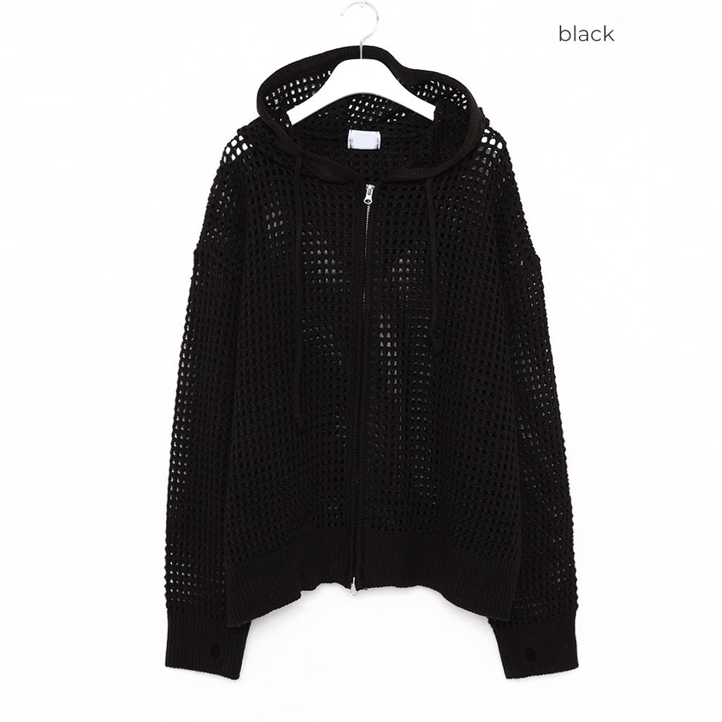 メッシュフードジップアップ | ファッション通販サイト NUGU