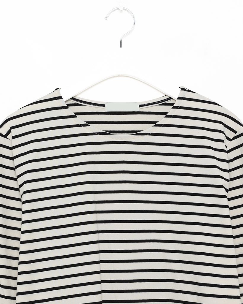 ユニセックス)ラウンドボーダーTシャツ | ファッション通販
