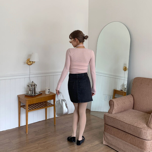 ❤️本日特別お値下げ中❤️miu miuのとてもかわいいデニムミニスカート 38 定価157000円 今季 正規品 miumiu ミニ デニムスカート 38