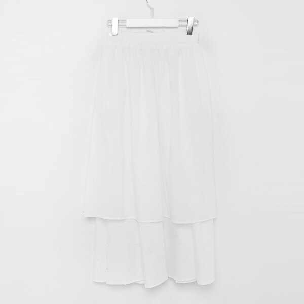 ホワイトコットンロングスカート | ファッション通販サイト NUGU