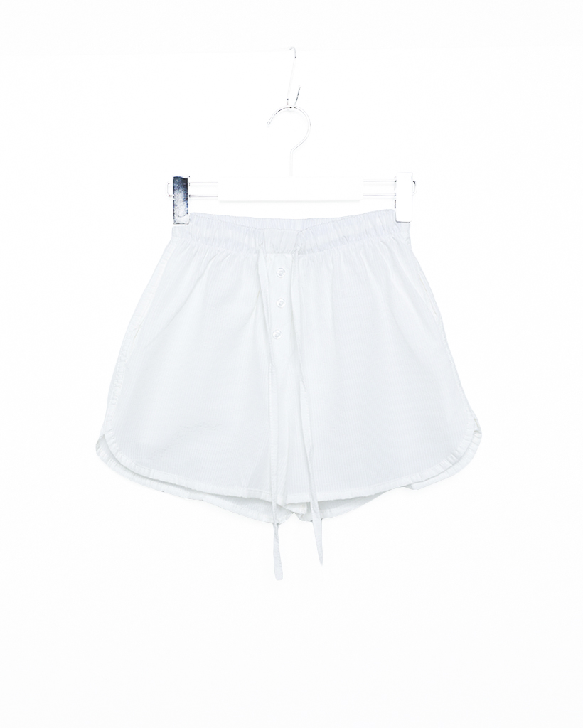 ルーズフィットシャツショートパンツセットアップ