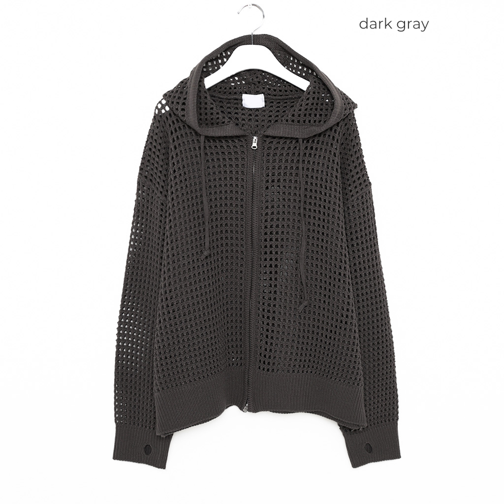 メッシュフードジップアップ | ファッション通販サイト NUGU