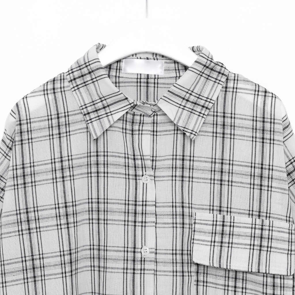 オーバーフィットチェックシャツ | ファッション通販サイト NUGU