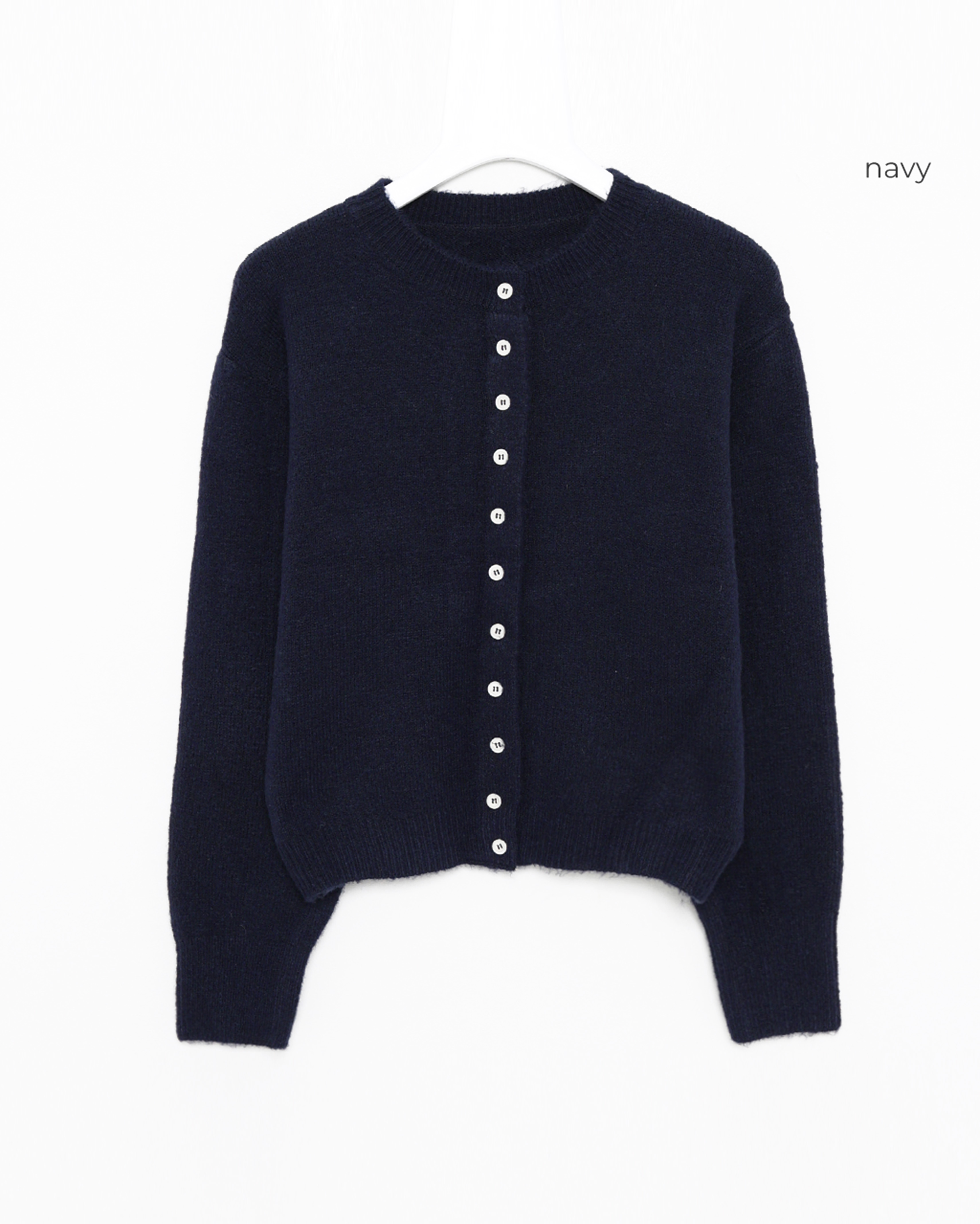 シェルボタンウールカシミアニットカーディガン | ファッション通販