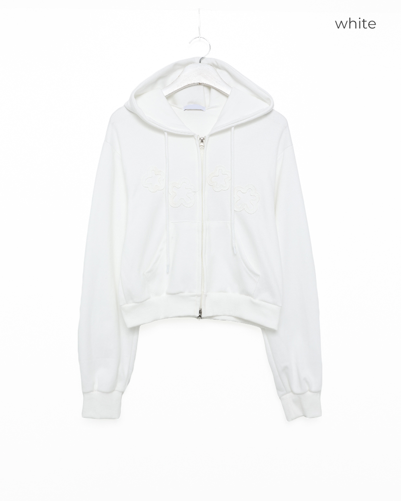 わぁ、ページ フラワーポイントパッチワークパーカー | ファッション通販