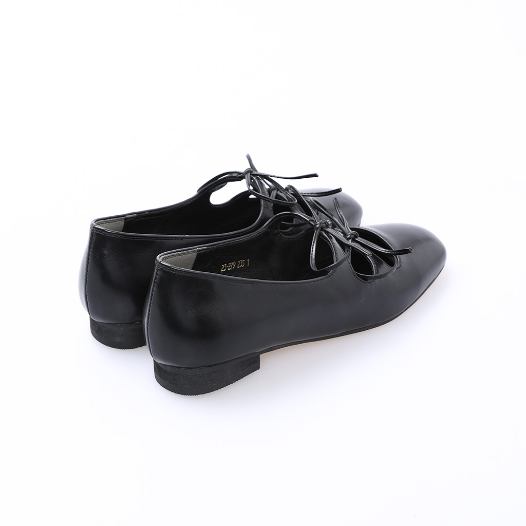 リボン② ダブルリボンフラットシューズ | ファッション通販サイト NUGU