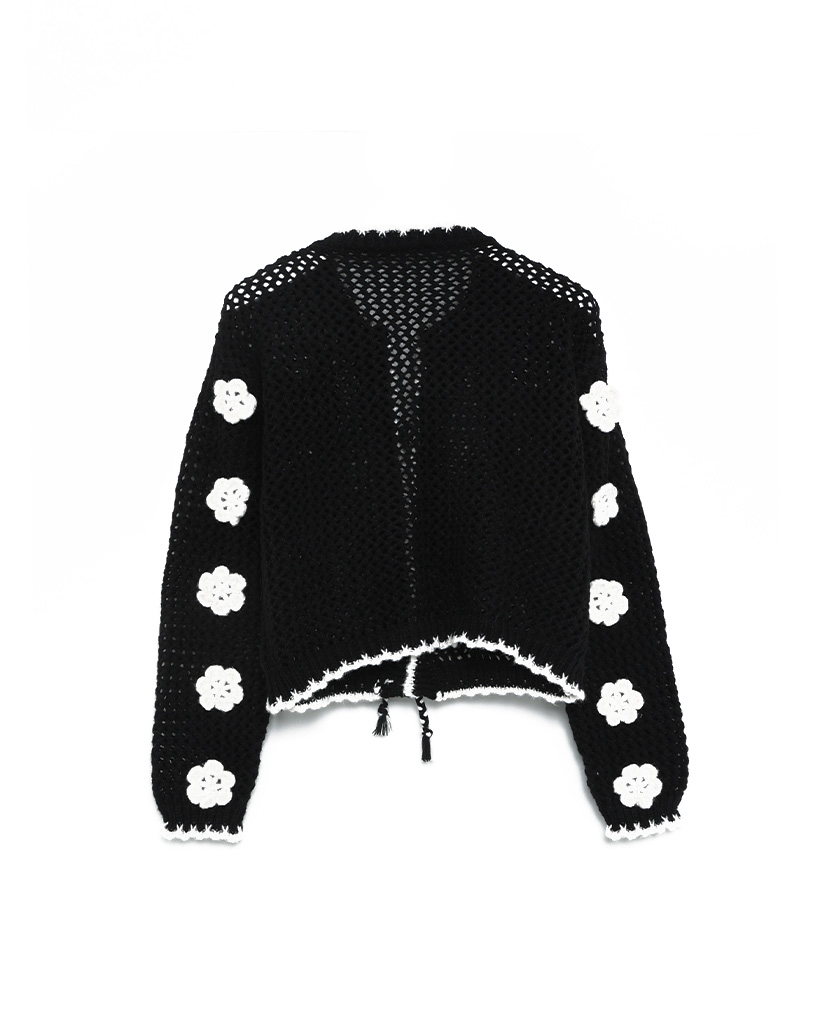 ブラックピースナウ ニットカーディガン BPN 2025年最新】ブラック