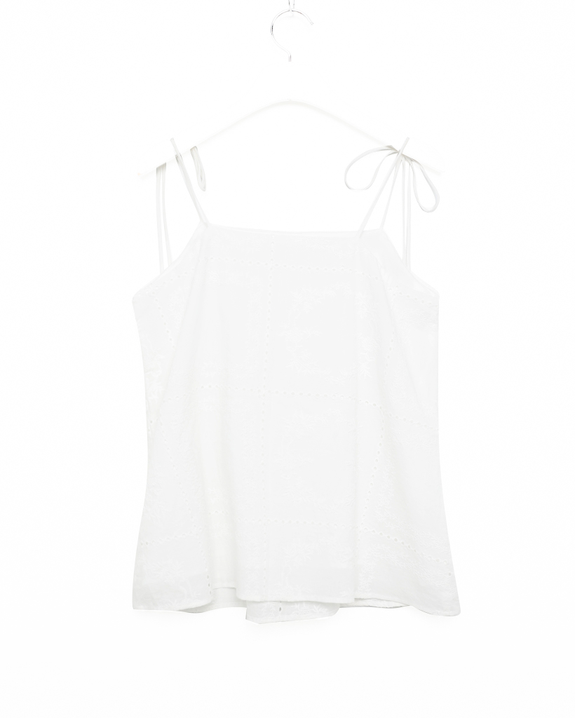 Nodressキャミソール フレンチムードパンチングレースキャミソール | ファッション