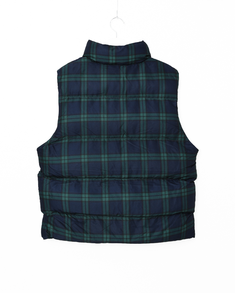 チェックショートダウンベスト | ファッション通販サイト NUGU
