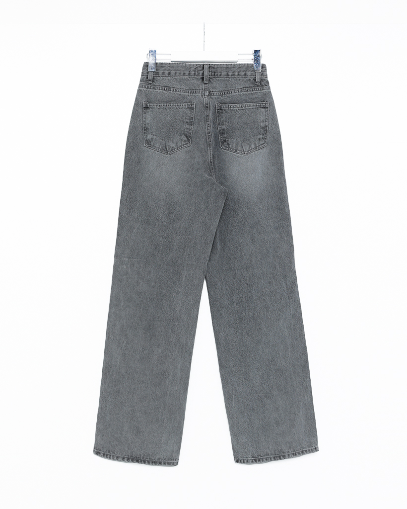 ストレートグレーウォッシュデニム | ファッション通販サイト NUGU