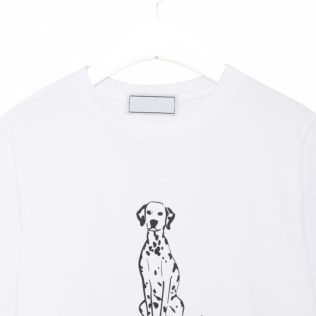 【新品】GALLARDAGALANTE ダルメシアンシャツ シルク混　F 新品】GALLARDAGALANTE ダルメシアンシャツ シルク混 F プレーン