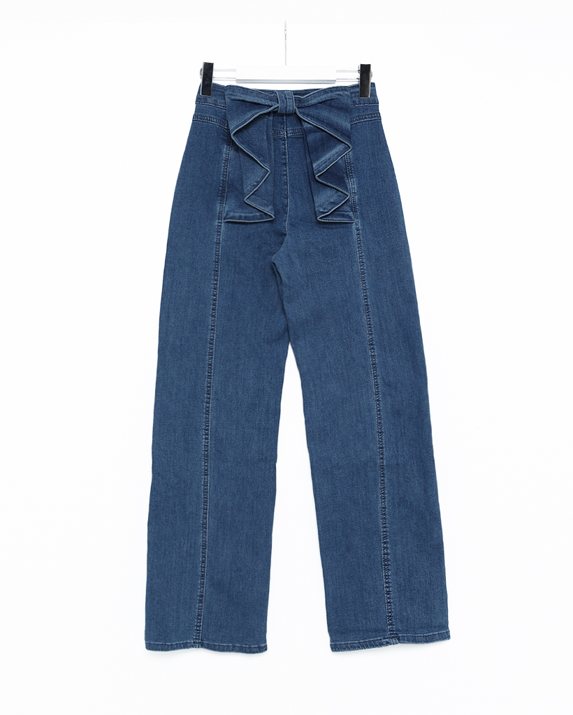 値下げ❣️【極美品】ケンゾレディースデニム　36 AVIE ジーンズ デニム デニムパンツ 9.3ozデニムキュロット