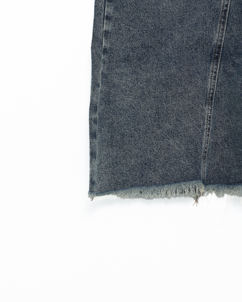 キャピタル　パッチワーク　リネン✖️デニム　ロングスカート キャピタル パッチワーク リネン✖️デニム ロングスカート