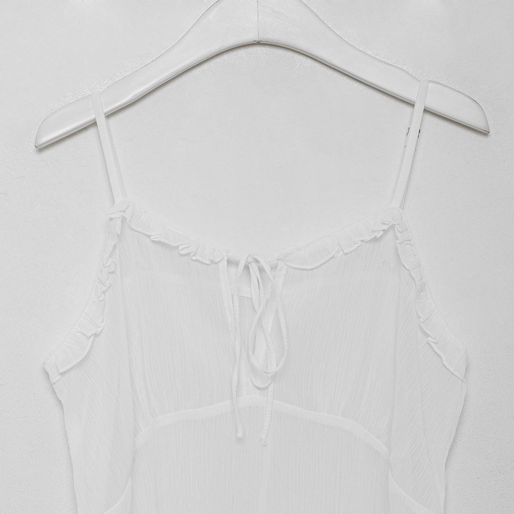 シースルーレイヤーワンピース | ファッション通販サイト NUGU